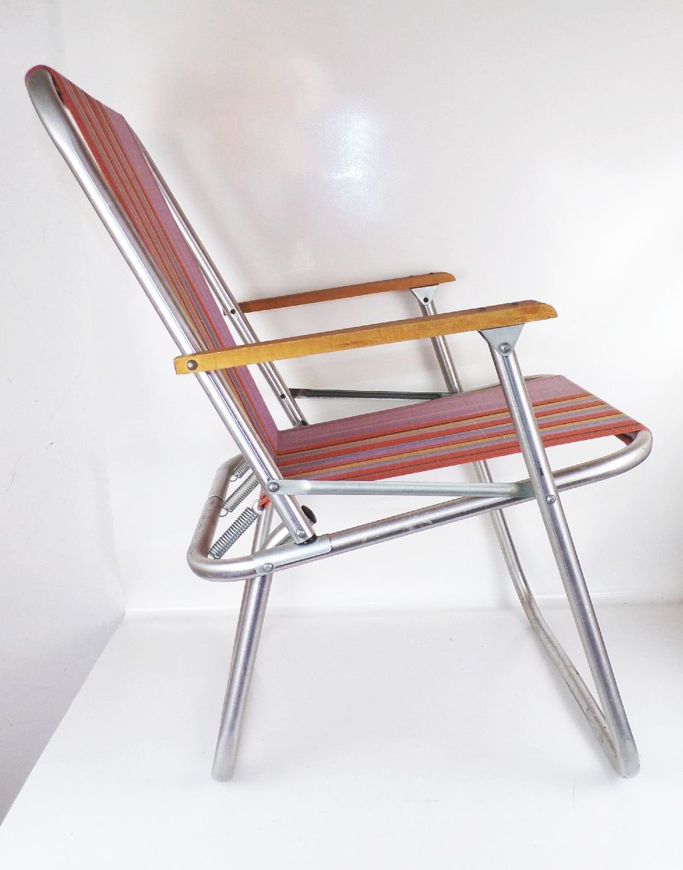 Alter Klappstuhl Campingstuhl DDR Aluminium Vintage Gartenstuhl Alter Klappstuhl Campingstuhl DDR Aluminium Vintage Gartenstuhl