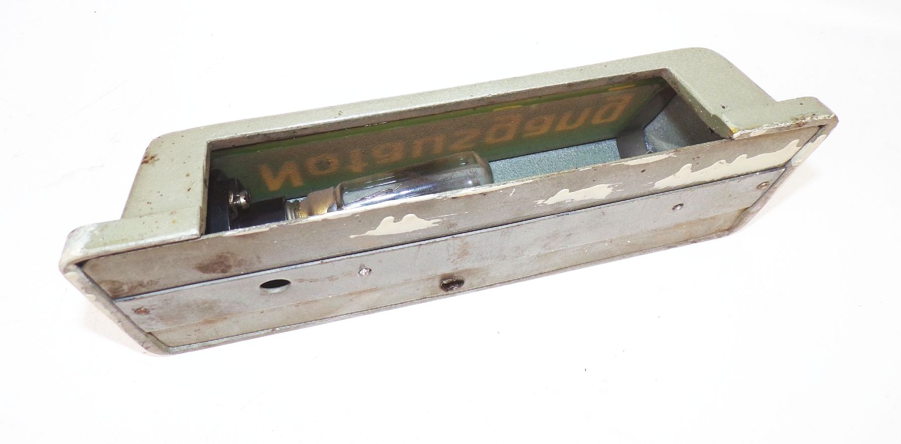 Altes Notausgang Schild beleuchtbar Kino Lampe Loft Industriedesign 