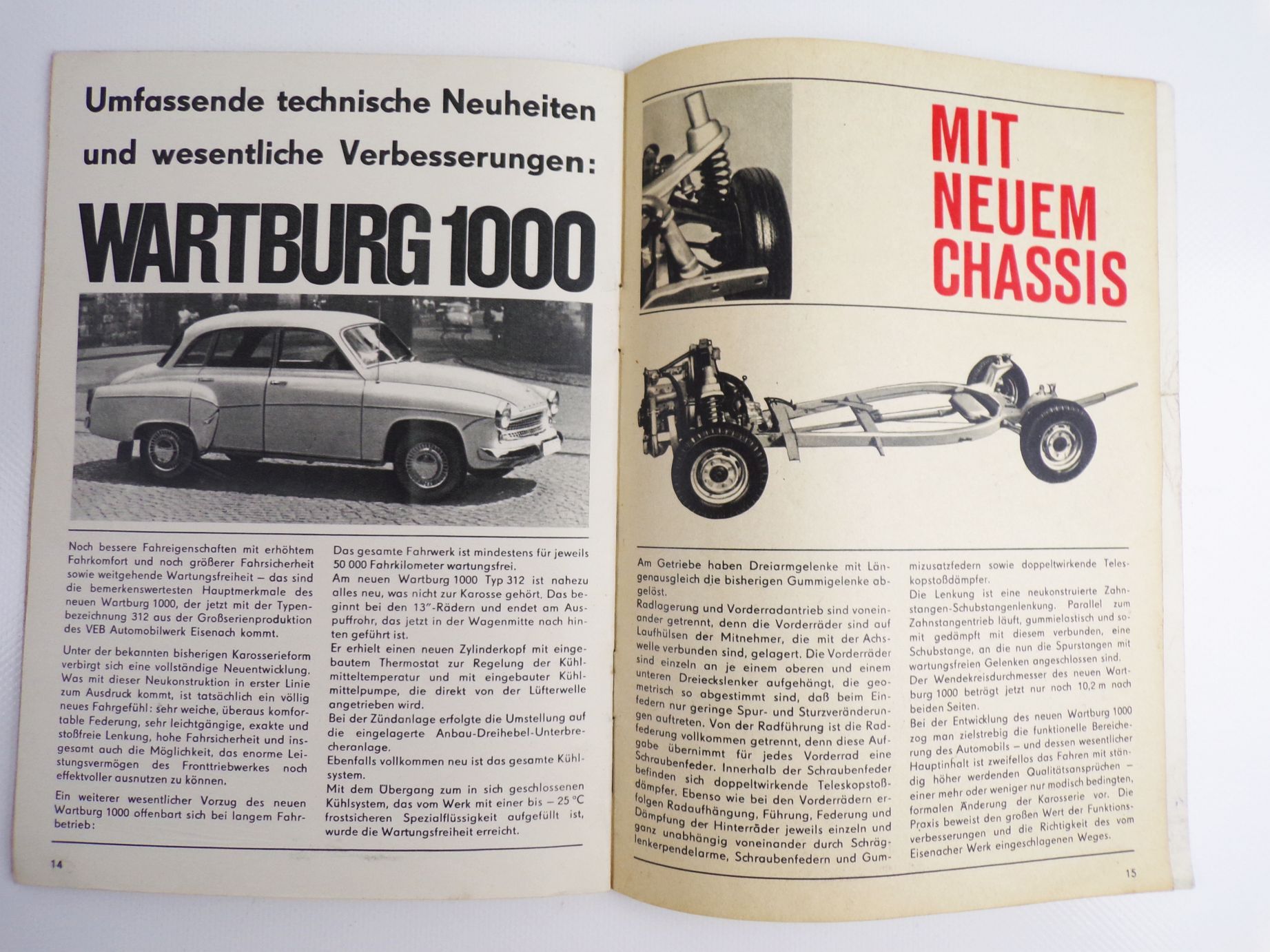 Ifa Mobil Report Leipziger Frühjahrsmesse 1966 DDR Kfz Oldtimer Zeitschrift 