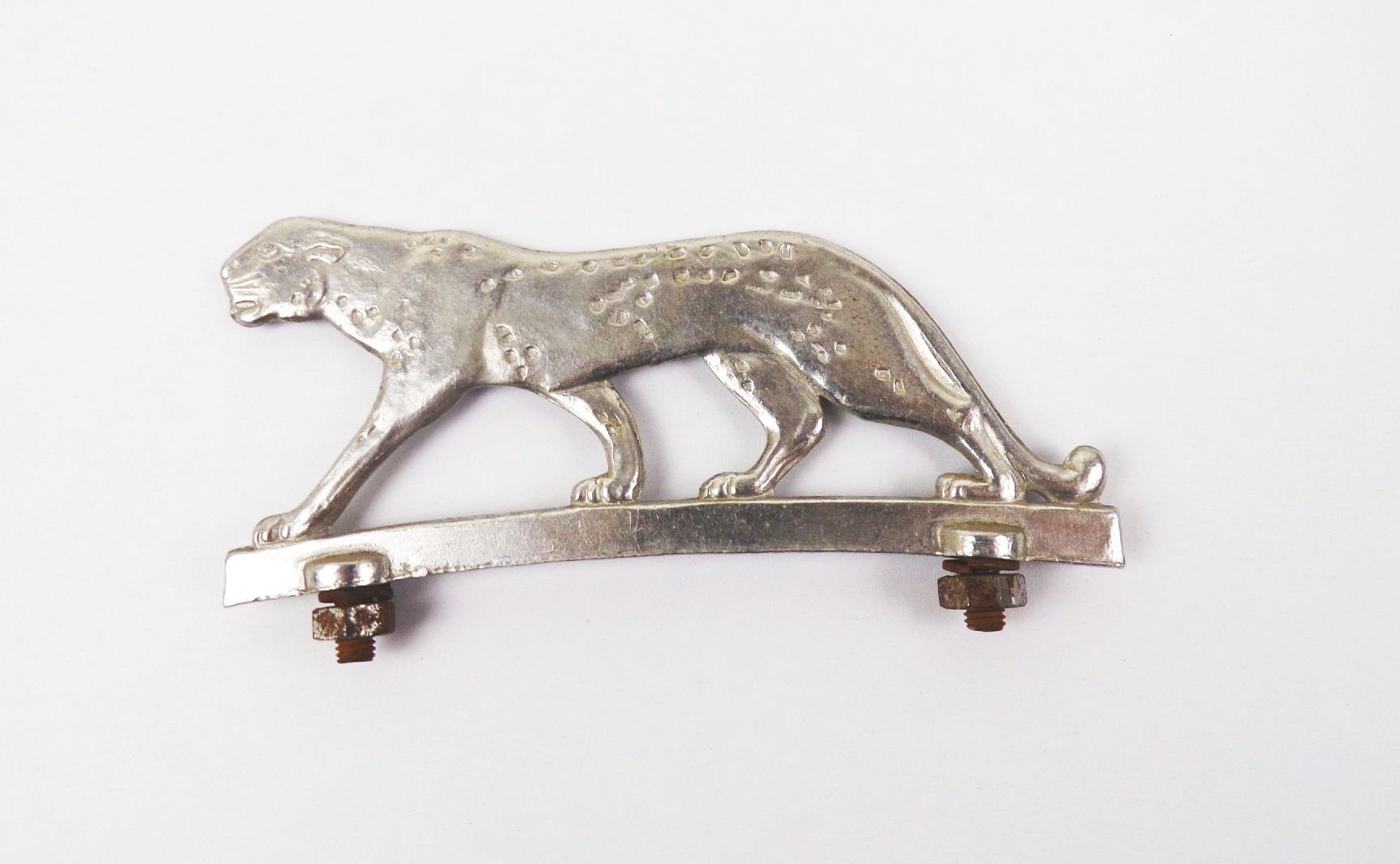 Alte Panther Fahrrad Schutzblechfigur Emblem Oldtimer 