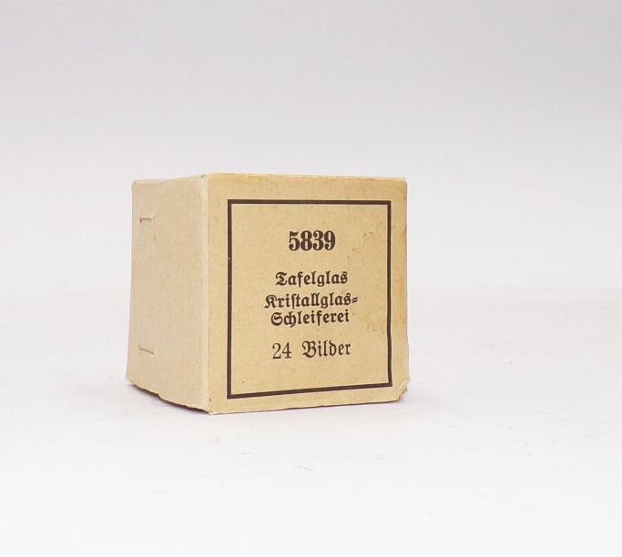 Rollfilm Tafelglas Kristallglas Schleiferei 24 Bilder Antik Diafilm