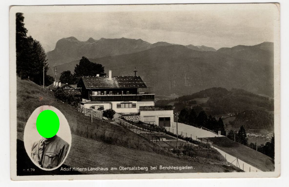 Ak Adolf Hitlers Landhaus am Obersalzberg bei Berchtesgaden 