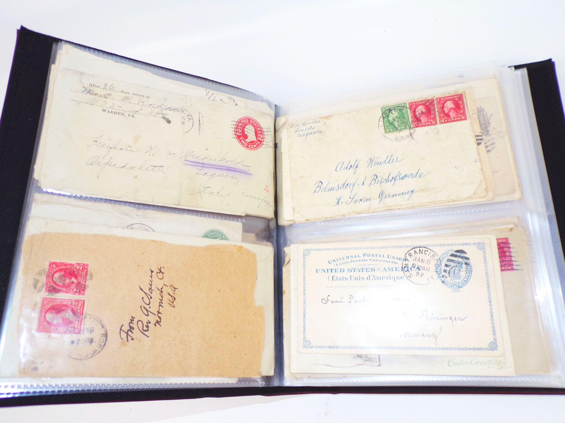 USA Briefmarken Konvolut Briefe