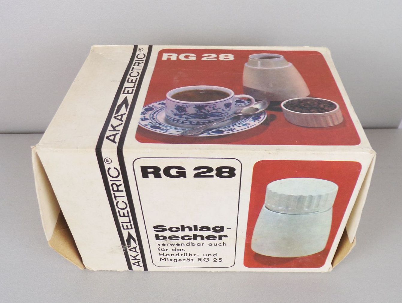 Schlagbecher Zusatzgerät für Mixer RG28 RG25 mit OVP Aka Electric Schlagbecher Zusatzgerät für Mixer RG28 RG25 mit OVP Aka Electric