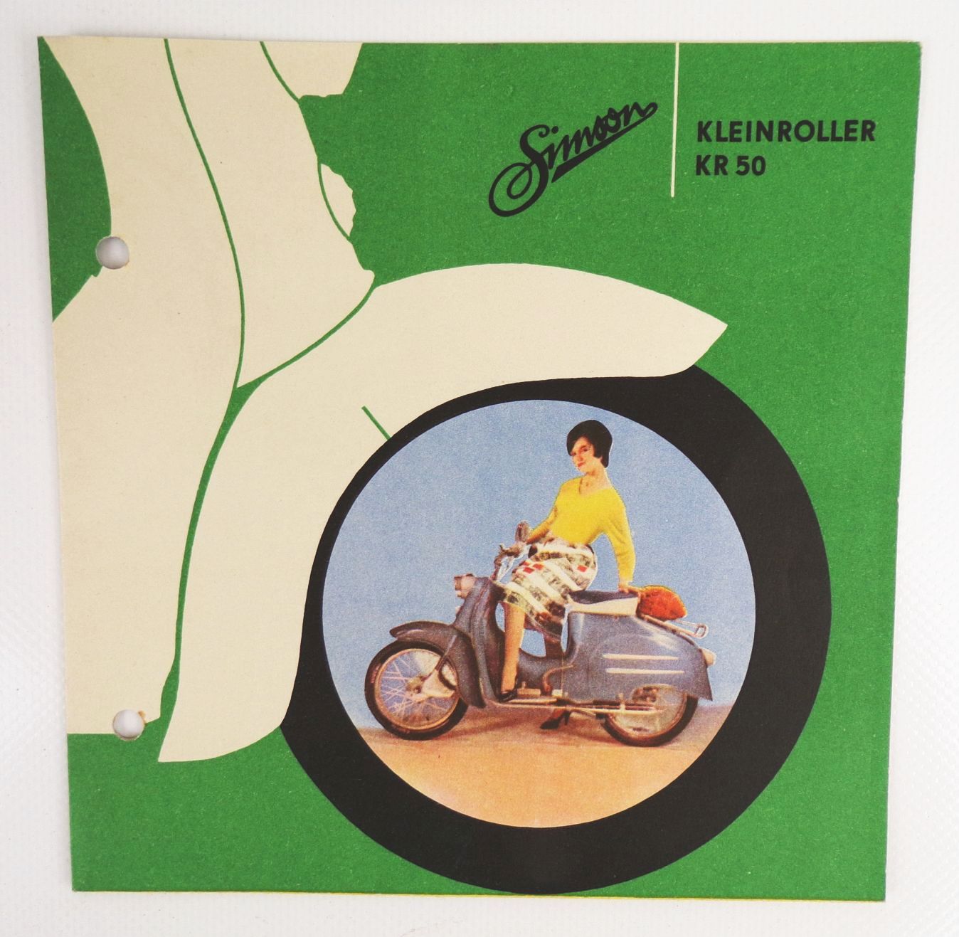 Simson Kleinroller KR50 Prospekt 1962 selten Simson Kleinroller KR50 Prospekt 1962 selten