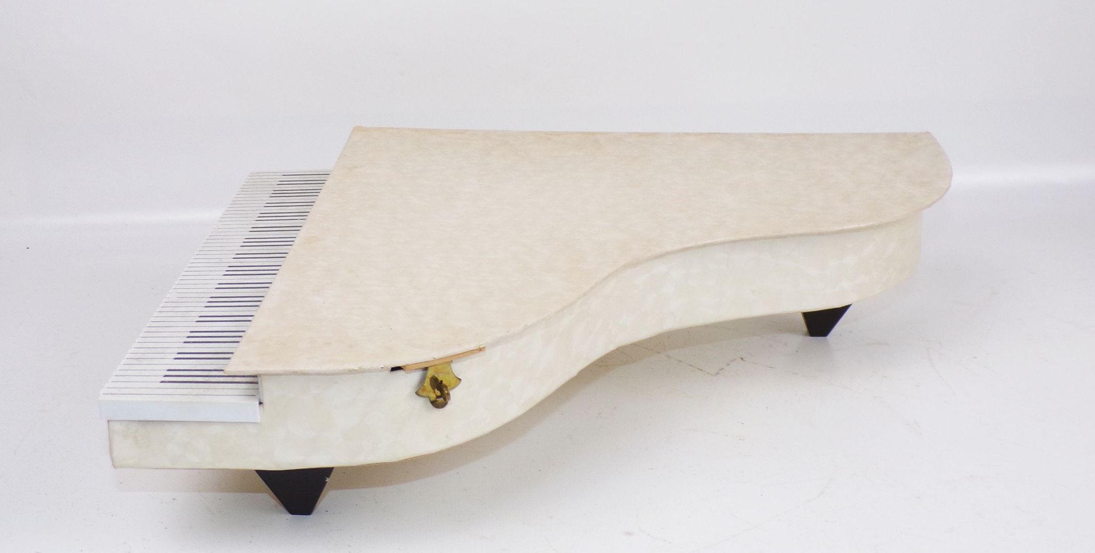 Alte Trumpf Klavier Spieldose Pralinenschachtel Schwedenmädel Originalkarton