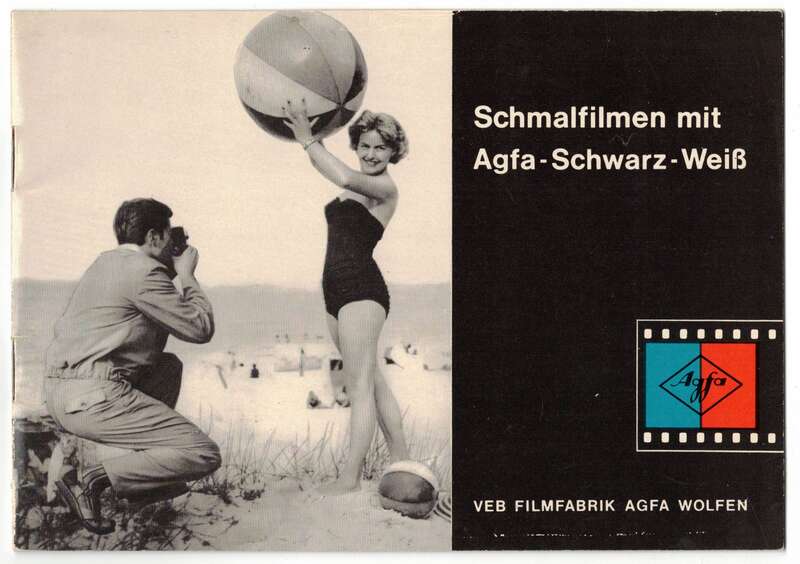 Prospekt Agfa Schmalfilme 1961 VEB Filmfabrik Agfa Wolfen 