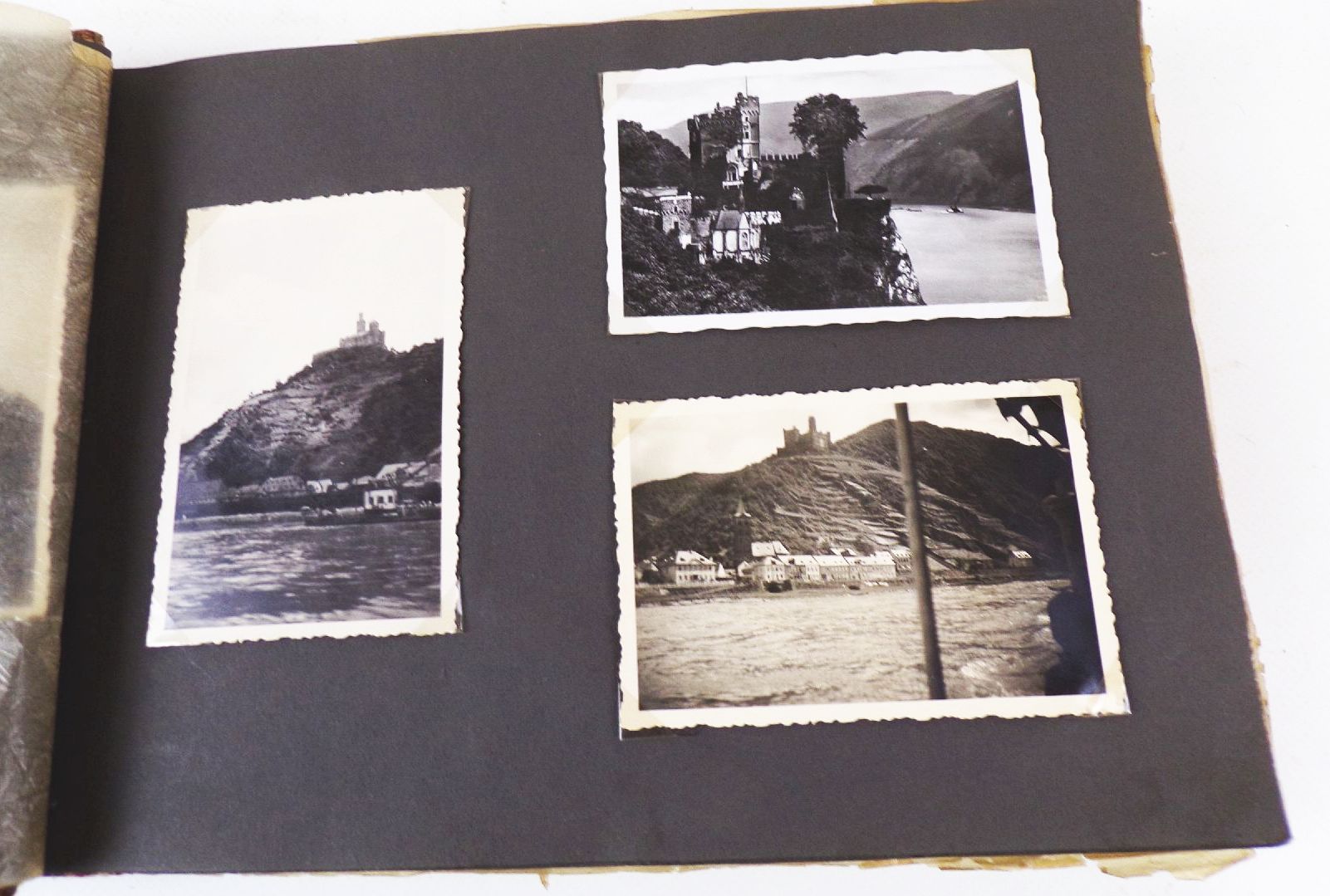 Altes Fotoalbum Rheindampfer Fahrt Reise 1930 er Altes Fotoalbum Rheindampfer Fahrt Reise 1930 er