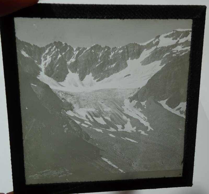Foto Nachlaß Dia Glasplatten Italien Reise Alpen um 1910 Glasdias Holzschalten