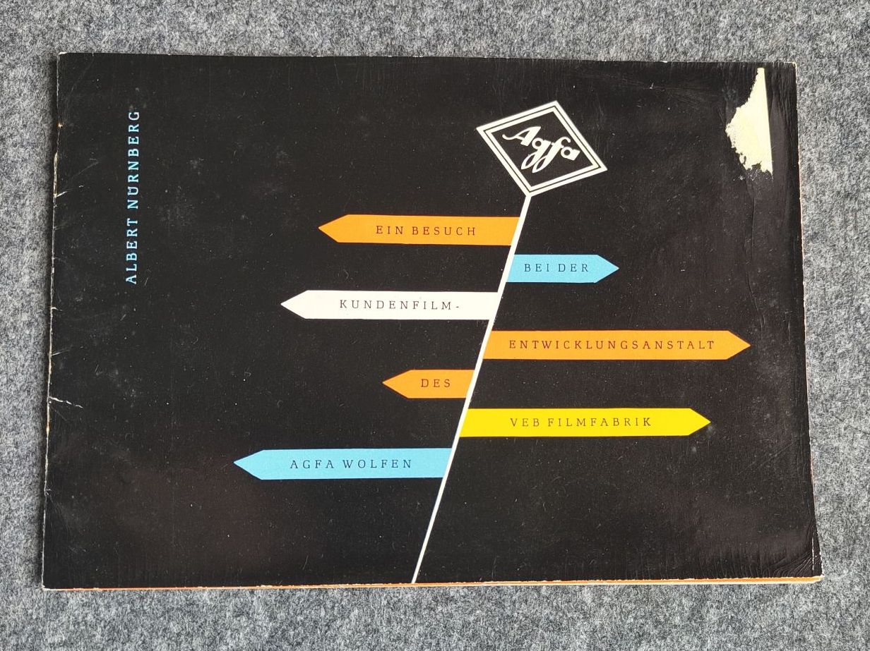 Agfa Albert Nürnberg 1956 VEB Filmfabrik Wolfen Kreis Bitterfeld Agfa Albert Nürnberg 1956 VEB Filmfabrik Wolfen Kreis Bitterfeld
