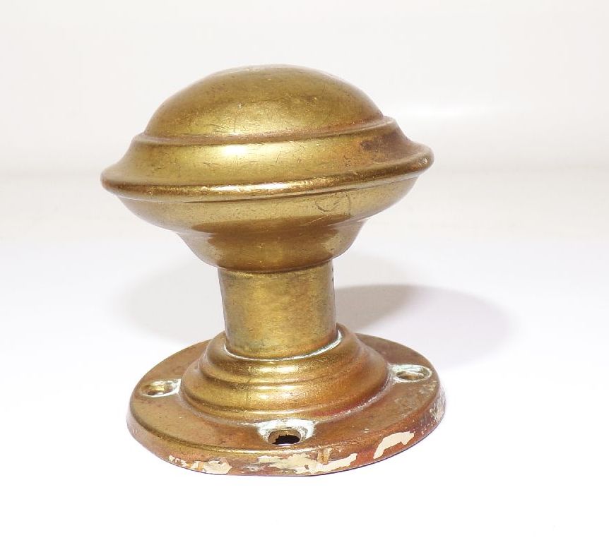 Alter Türknauf Türgriff Metall Türbeschlag Vintage 