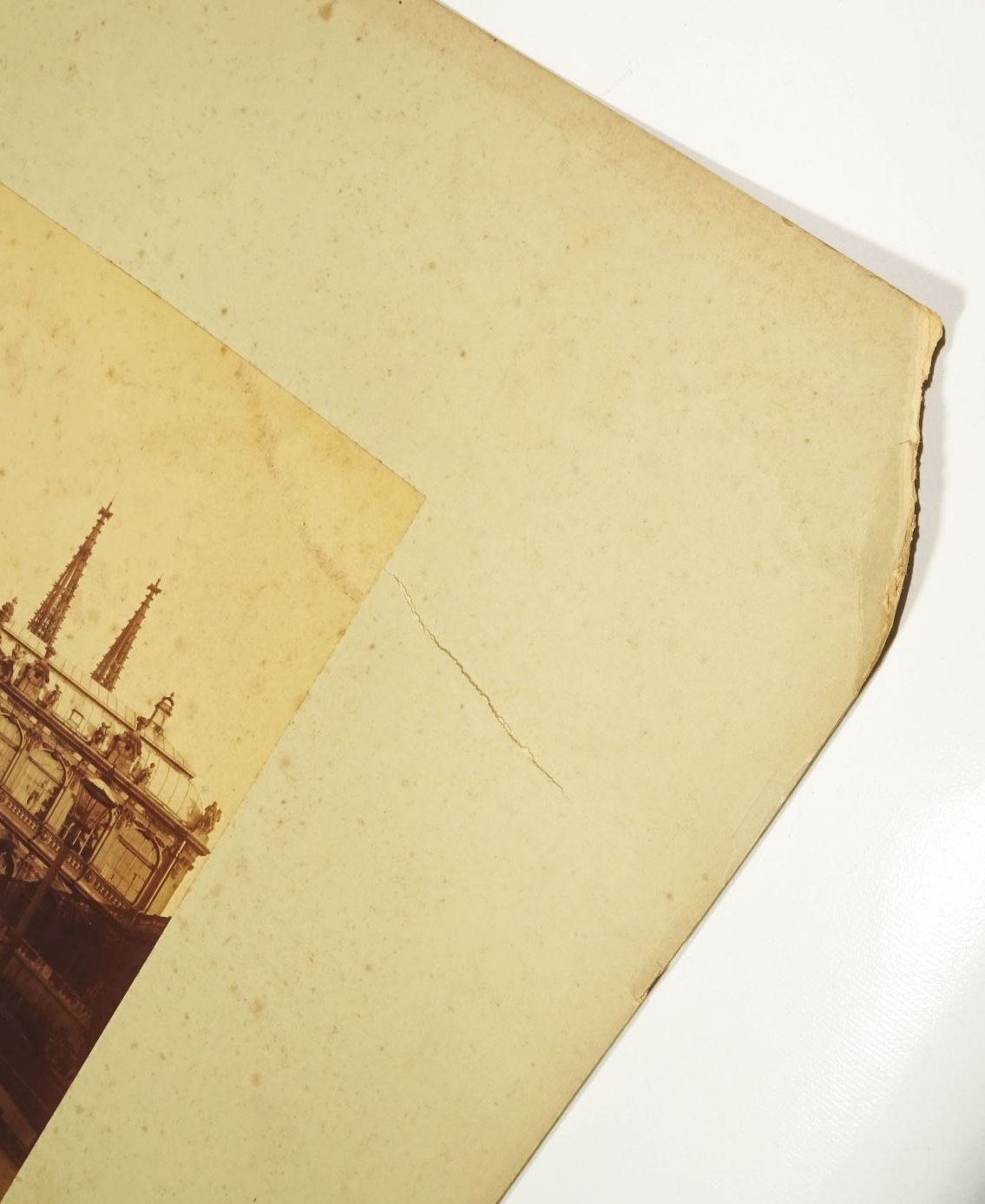 Foto Dresden Zwinger Glockenspielpavillon um 1890 Albuminfoto 