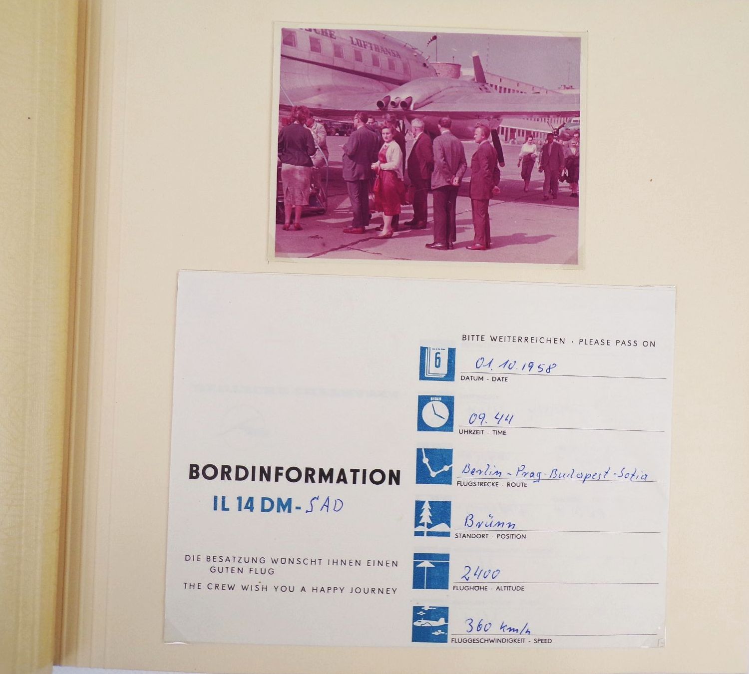Fotoalbum DDR Ägypten Reise 1958 Lufthansa Pyramiden Horst Siegert Riesa 