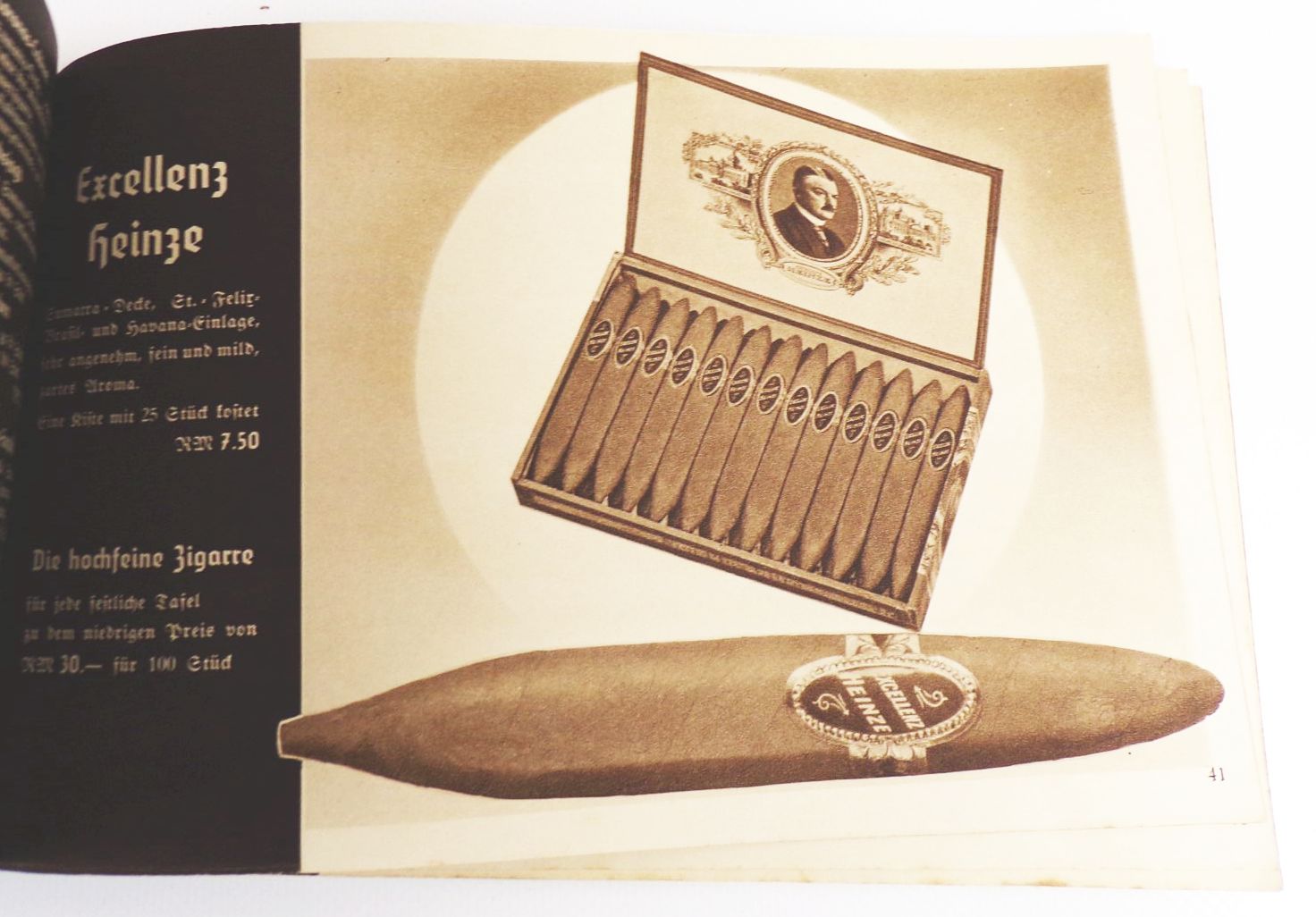 Katalog Dürninger Herrnhut Zigarren 1935 
