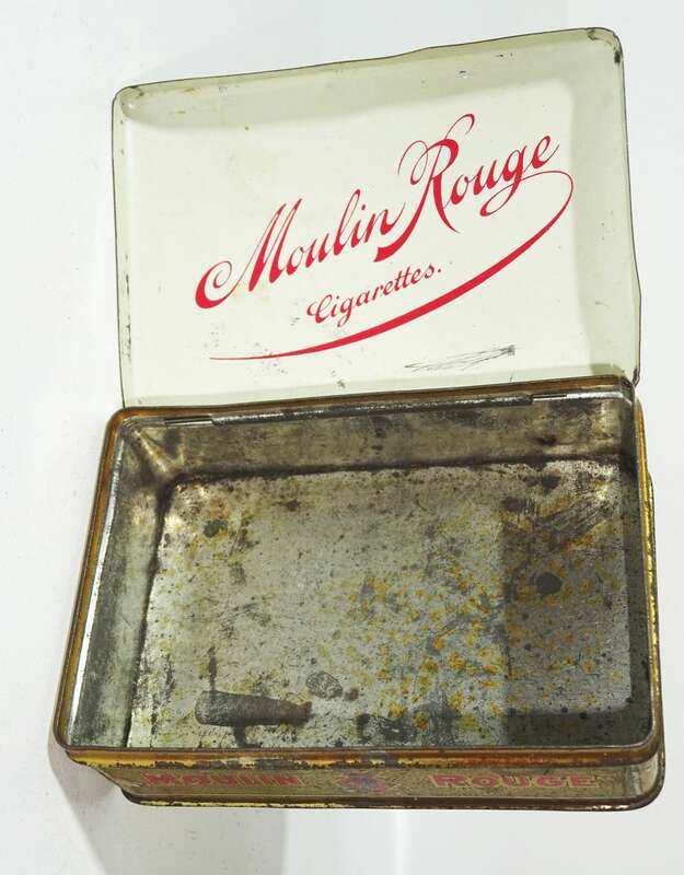 Moulin Rouge Cigarettes Blechdose 1910er 1920er Zigarettendose