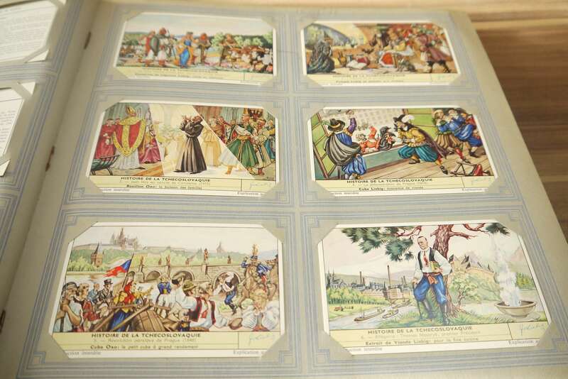 Liebig Sammelalbum Chromo ca 50 Seiten 300 Sammelbilder