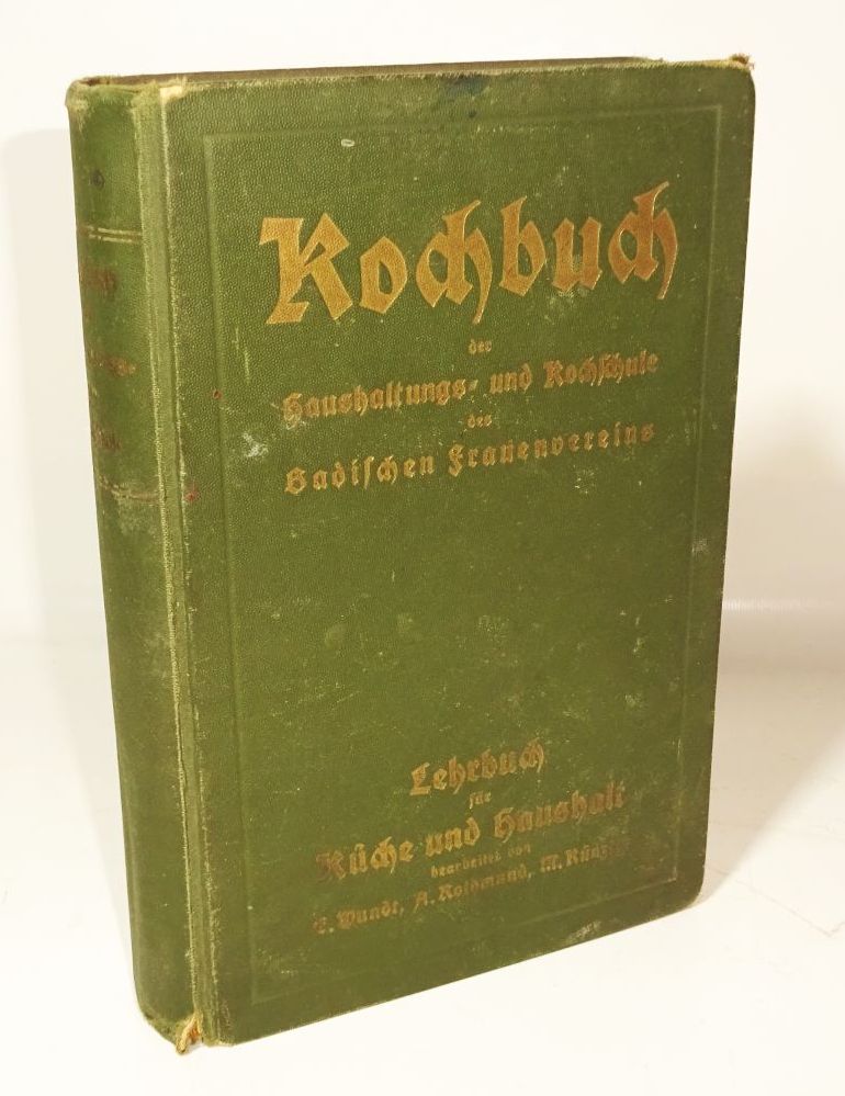 Kochbuch Badischer Frauenverein Kochen Rezepte Backen Braten 1924