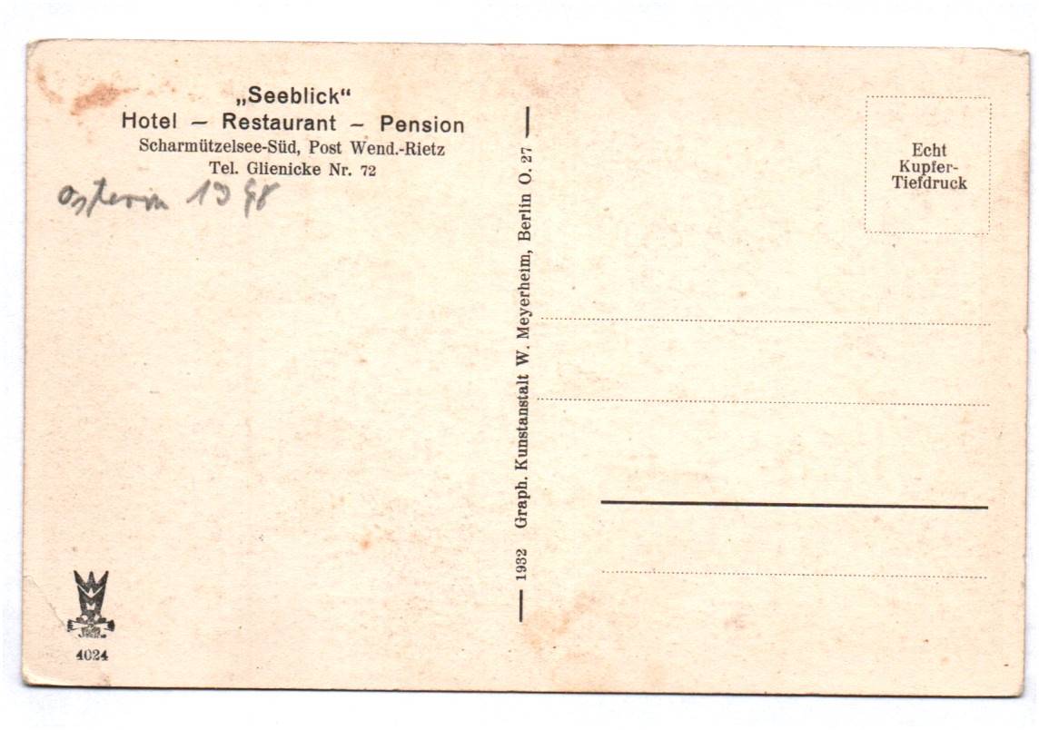 Ak Hotel Restaurant Seeblick Scharmützelsee Süd Wendisch Rietz Glienicke Ak Hotel Restaurant Seeblick Scharmützelsee Süd Wendisch Rietz Glienicke
