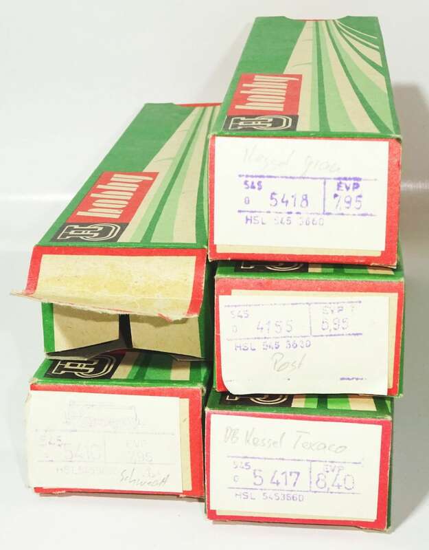 5 Leerkartons Hobby TT DDR leere Kartons 