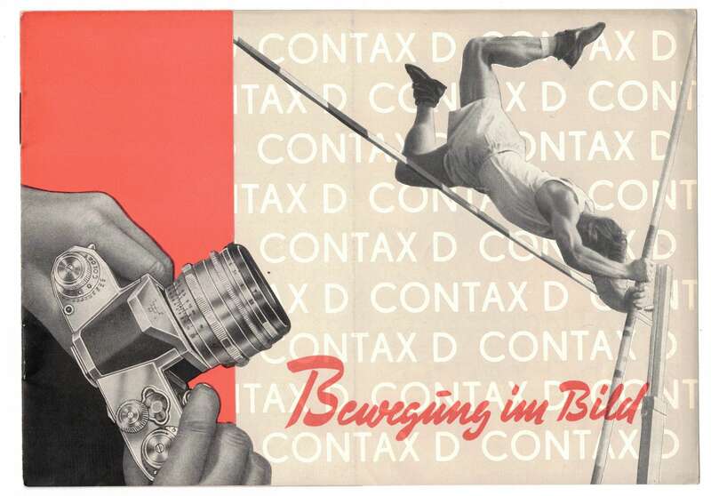 Prospekt Contax D Bewegung im Bild VEB Zeiss Ikon Dresden 1955