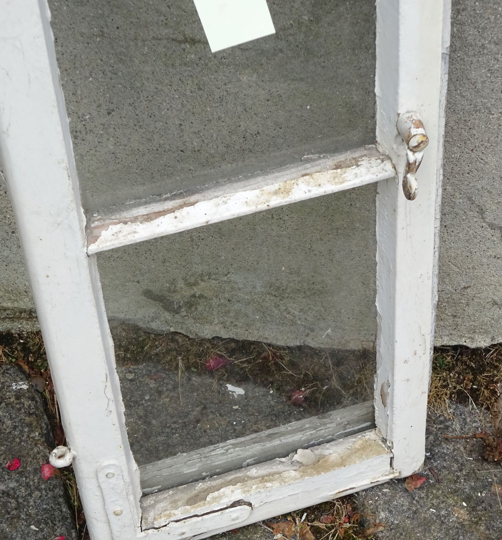 Altes Sprossenfenster Gartendeko Holzfenster Altes Sprossenfenster Gartendeko Holzfenster