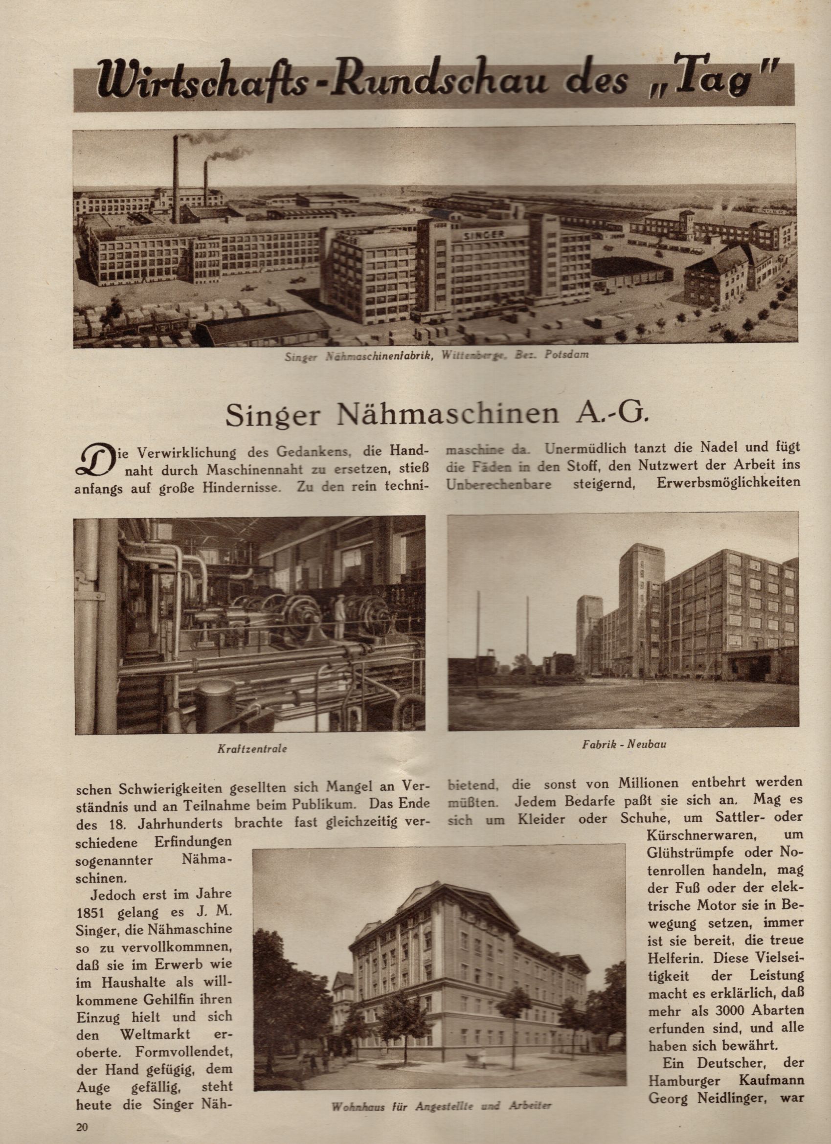 Wirtschafts Rundschau Berlin 1926 Industrie Fabriken Unternehmen