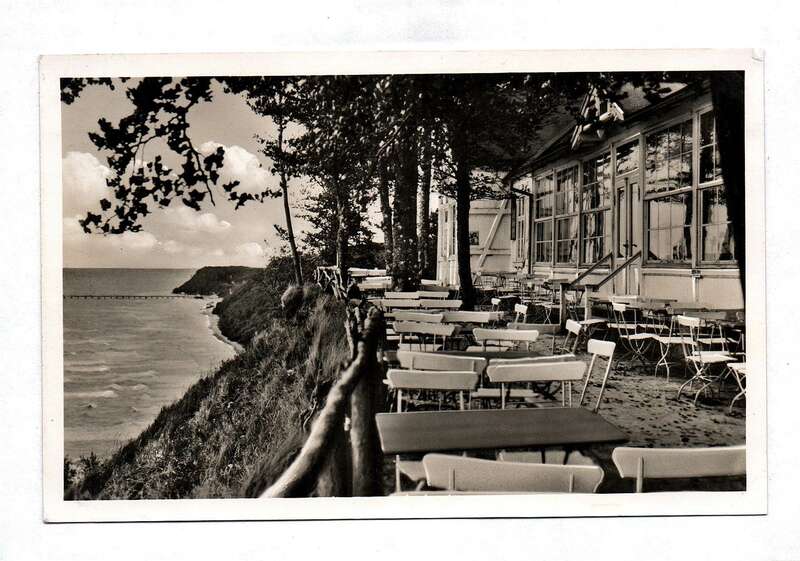 Ak Foto Waldhalle Conditorei u. Cafe Sellin Binz Hochuferpromenade 1938