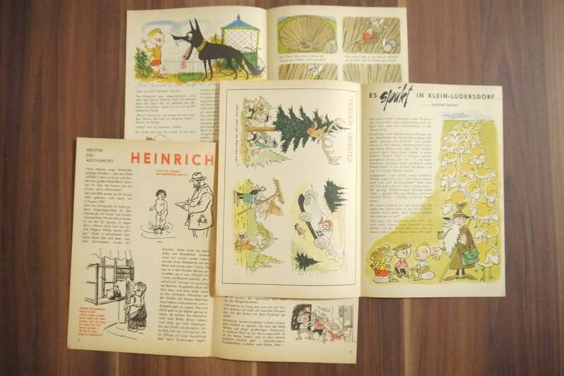 Atze Kinder Zeitschrift DDR Comic 1964 Tim und das neue Fahrrad