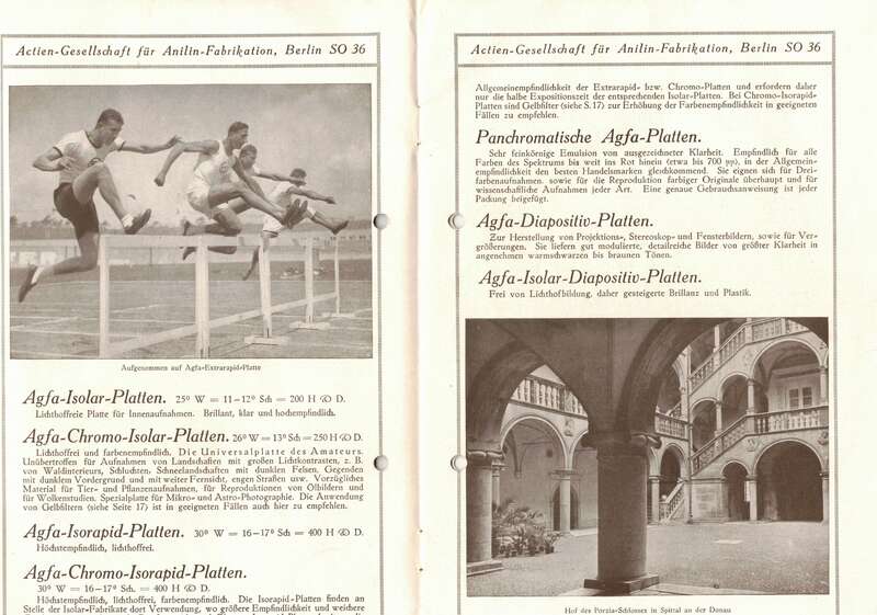 Agfa Werbe Heft Katalog Zubehör Verstärker Blitzlicht 1920er 
