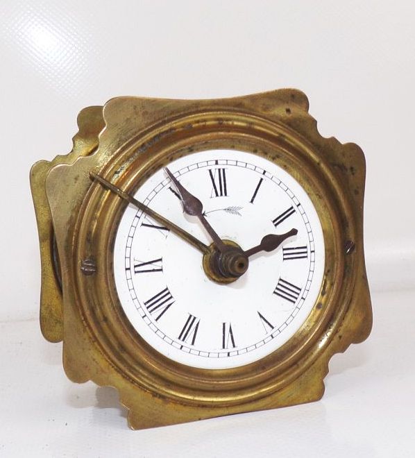 Alter Reisewecker Herzog Görlitz Messing Emaille Alter Reisewecker Herzog Görlitz Messing Emaille