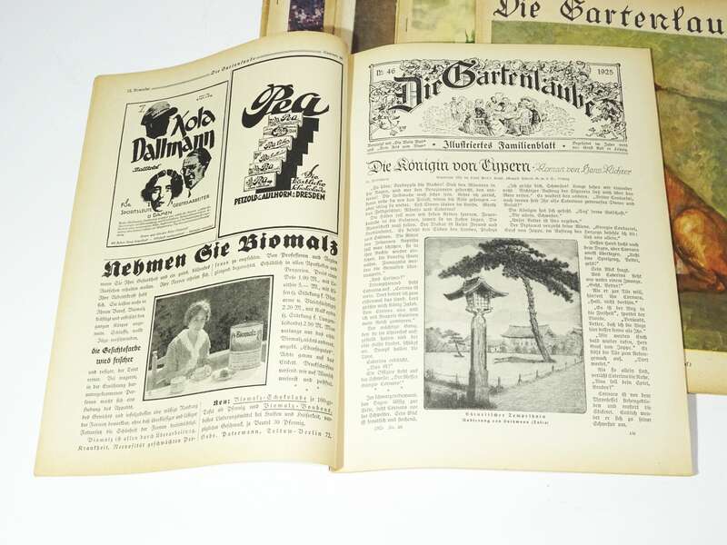 Konvolut Die Gartenlaube 1925 Zeitschrift vintage