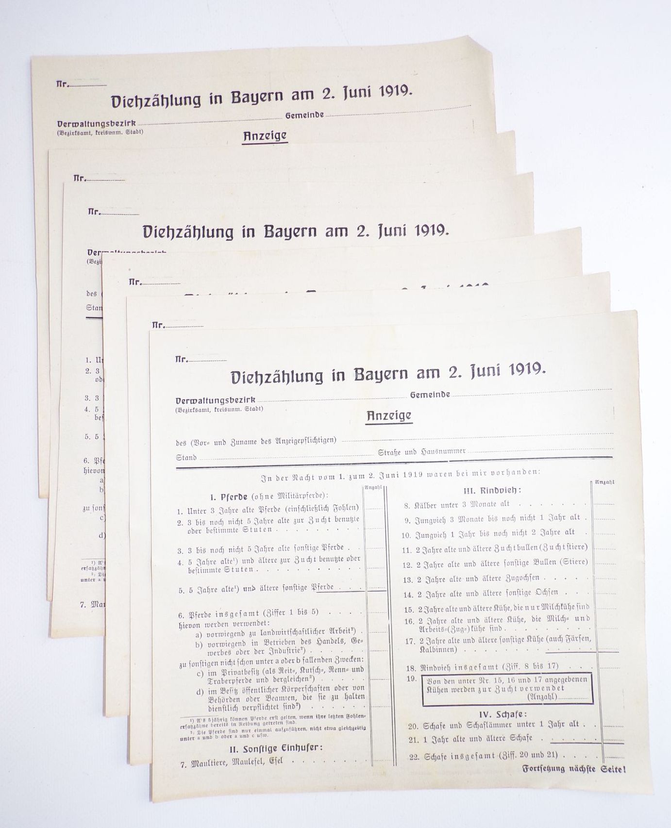 Dokumente 1 Wk blanko Beschlagnahme Orgel Lebensmittel Dokumente 1 Wk blanko Beschlagnahme Orgel Lebensmittel