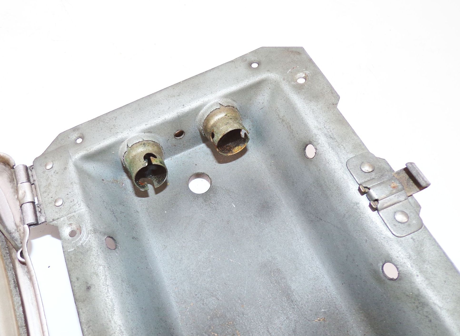 Oldtimer Innenraum Leuchte Lampe KFZ Alu Glas Cockpit Automobil Vorkrieg Oldtimer Innenraum Leuchte Lampe KFZ Alu Glas Cockpit Automobil Vorkrieg