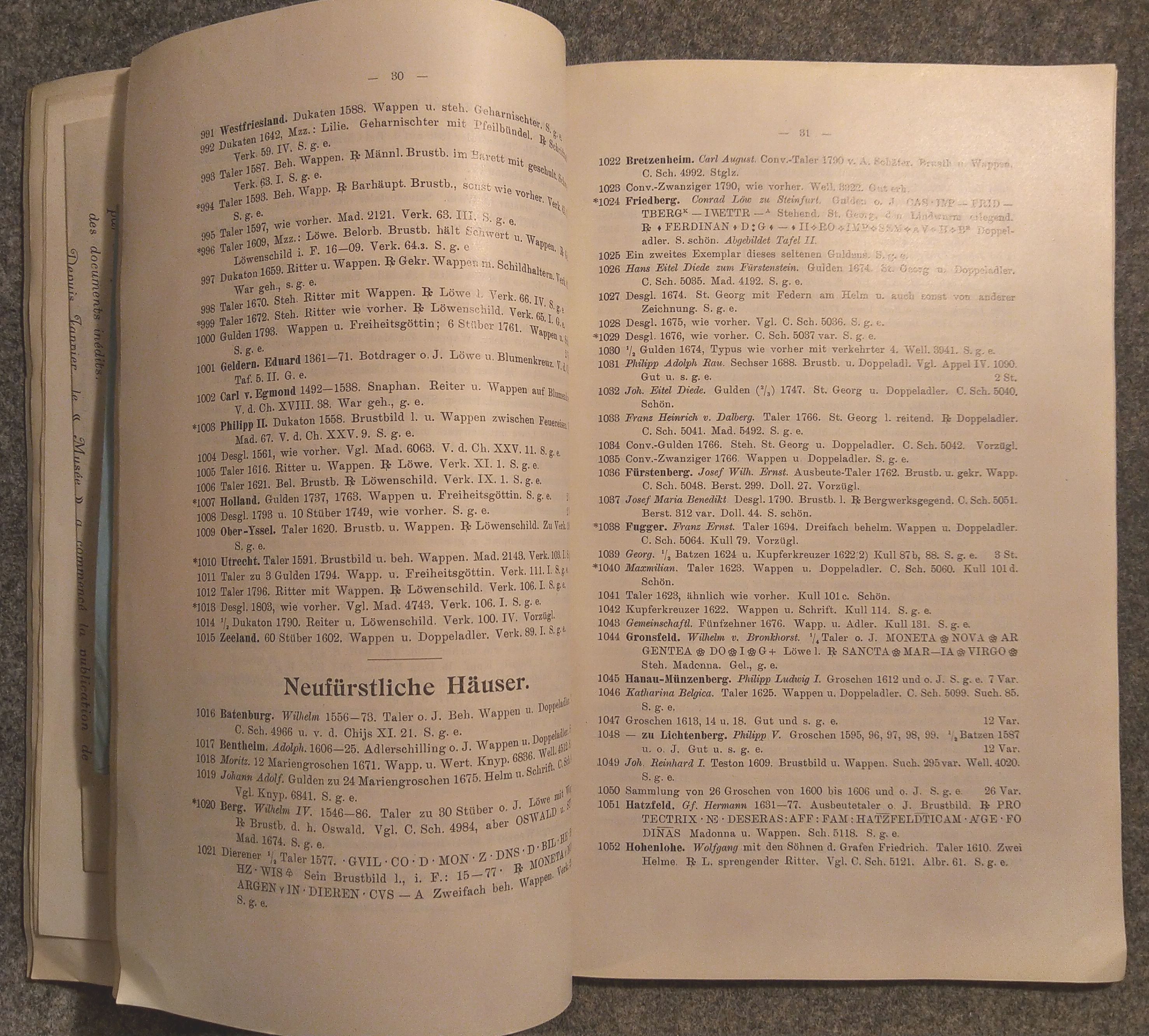 Versteigerung Sammlung Wien Münzen Katalog Brüder Egger 1909 Versteigerung Sammlung Wien Münzen Katalog Brüder Egger 1909