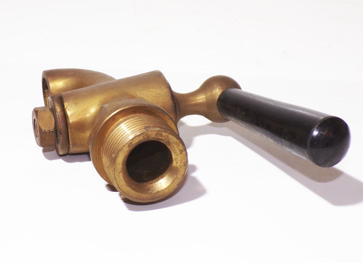 Zapfhahn Messing vintage Ablaufhahn