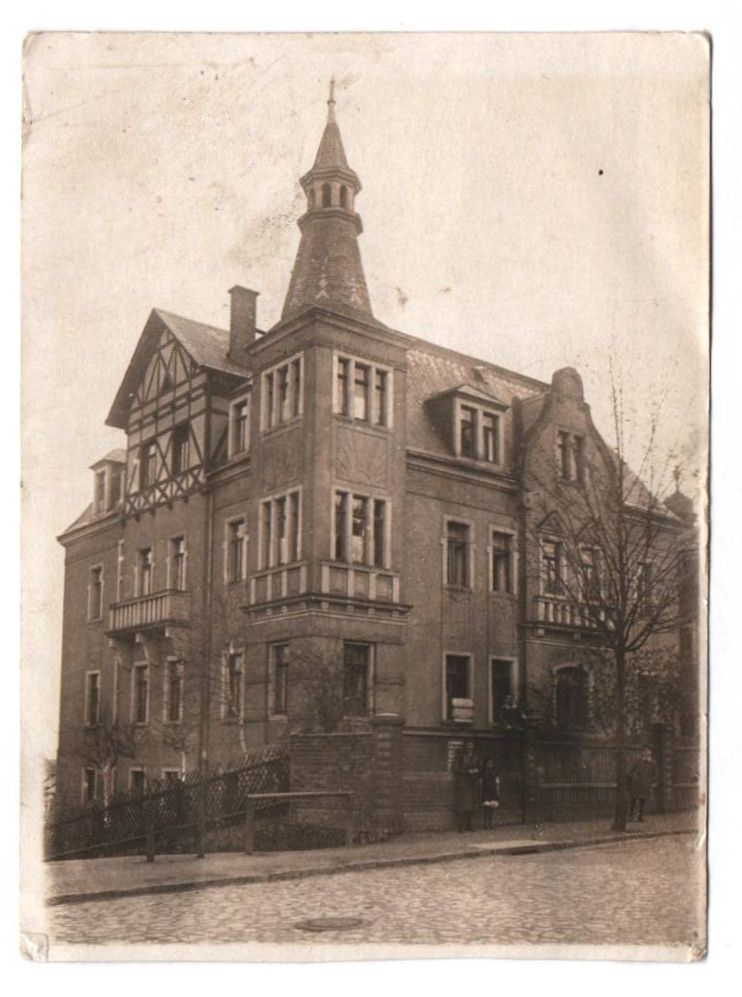 Foto Dresden Trachenberge Pieschen Wohnhaus um 1910 