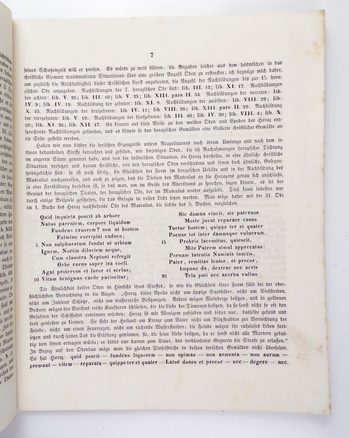 Jahresbericht über das Königliche Lyceum und Gymnasium 1852 Regensburg