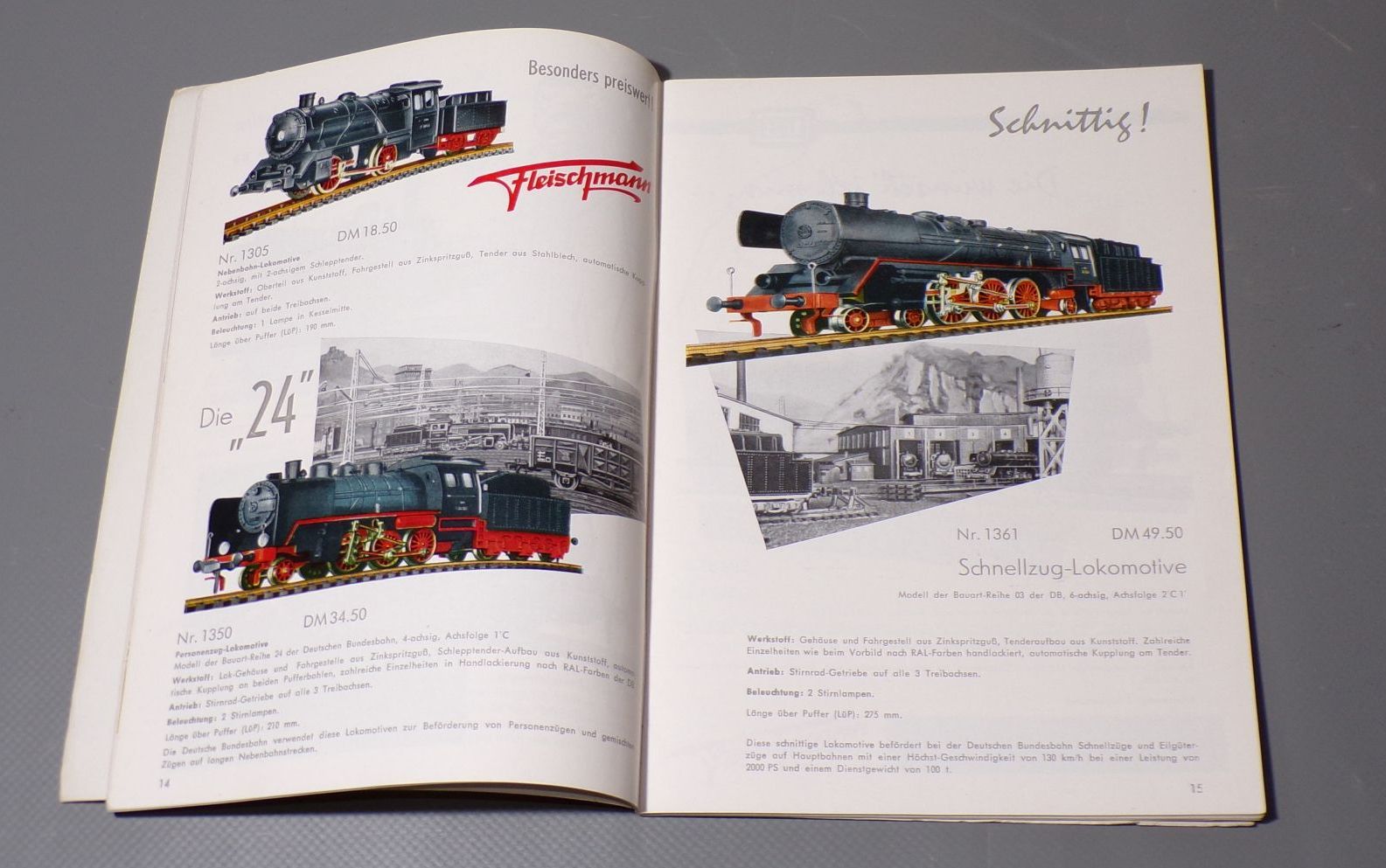 Katalog Fleischmann HO 1959 1960 Modelleisenbahn