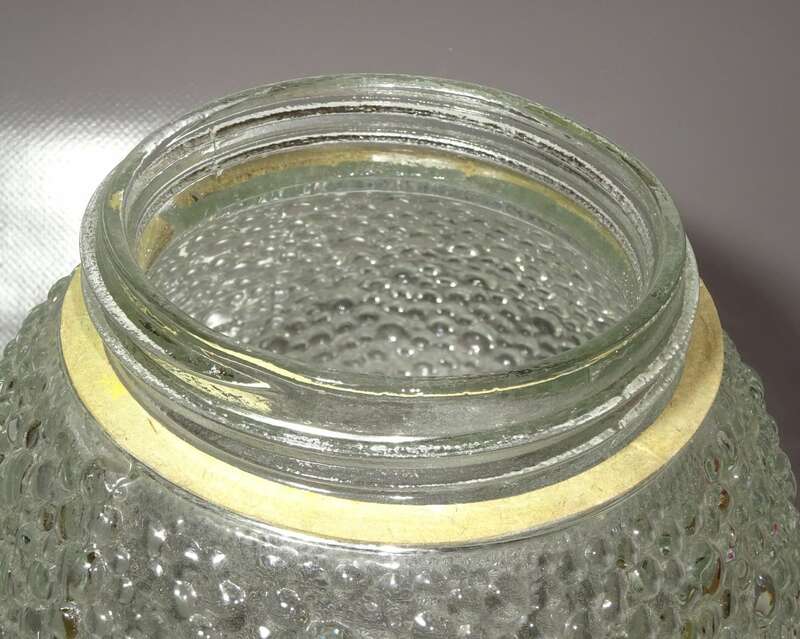 Bubble Deckenlampe alte Kellerlampe Glas Porzellan E27 Lampe