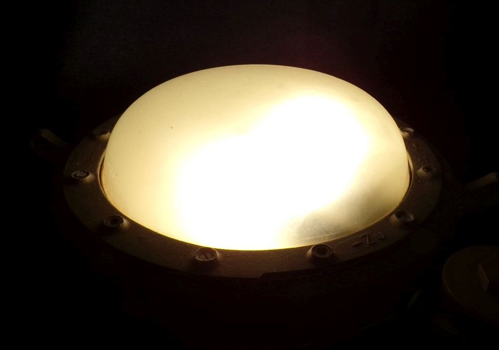 Alte Deckenleuchte Bunkerlampe Ex Rund E14 E27 Wandlampe Loft Industrie