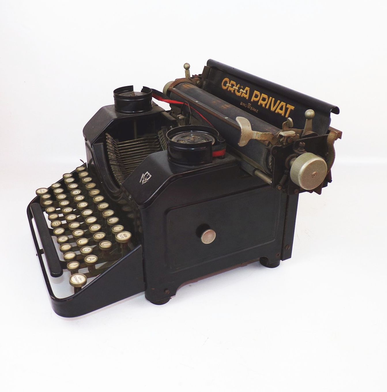 Alte Orga Privat Schreibmaschine Bing Werke typewriter 