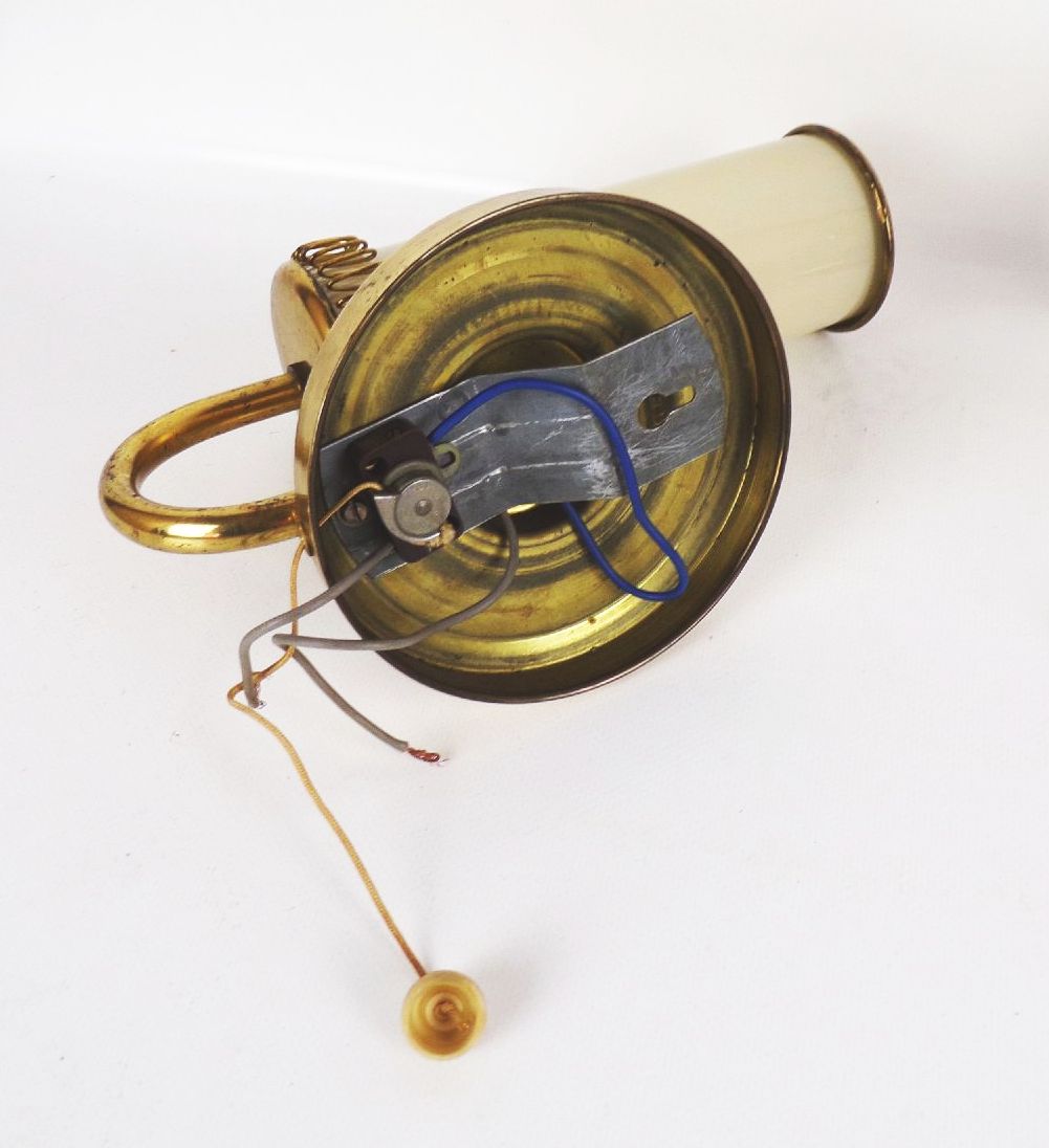 Wandlampe Mid Century Pärchen 2 Stück Messing Glas E14 Vintage 