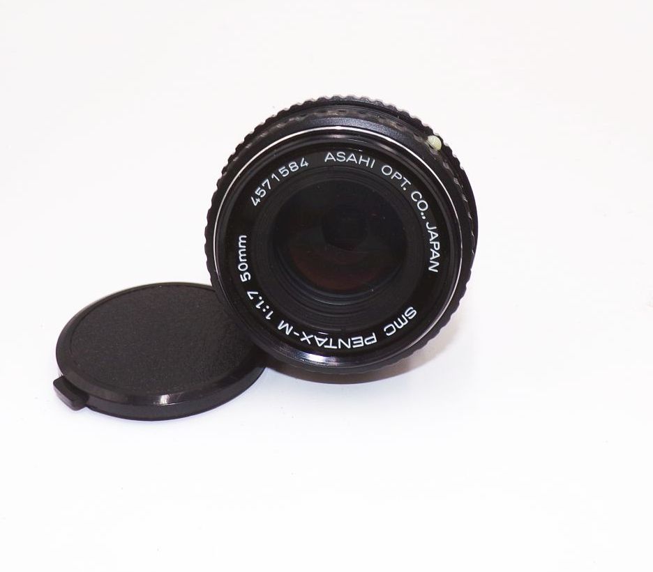 Pentax ME super Asahi mit 3 Objektiven mit Winder