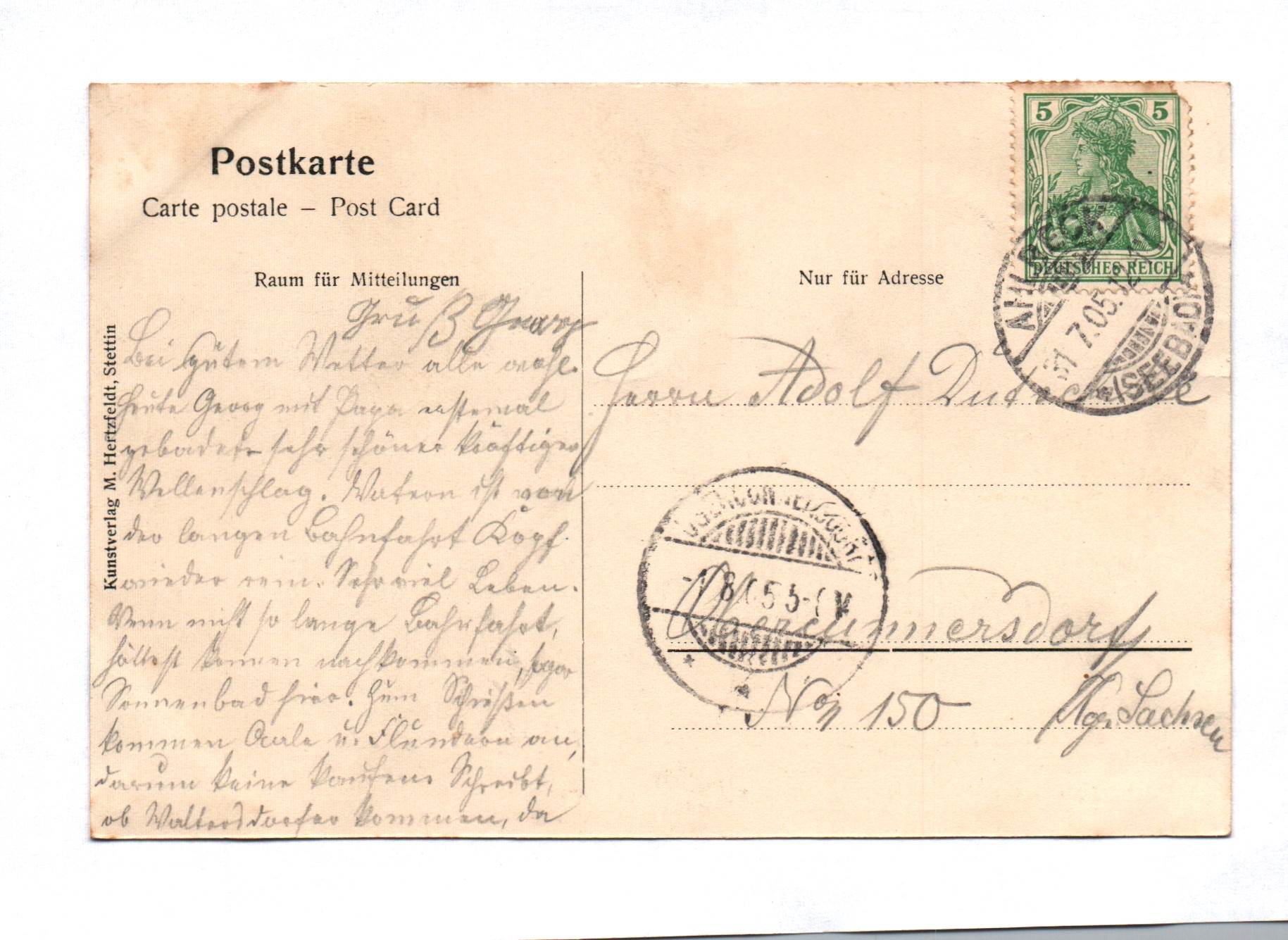 Ak Ostseebad Ahlbeck Postkarte 1905