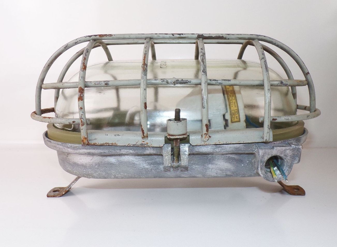 Alte Kellerlampe Bunkerlampe Gitter E27 Ex Loft Industrie Design Alte Kellerlampe Bunkerlampe Gitter E27 Ex Loft Industrie Design