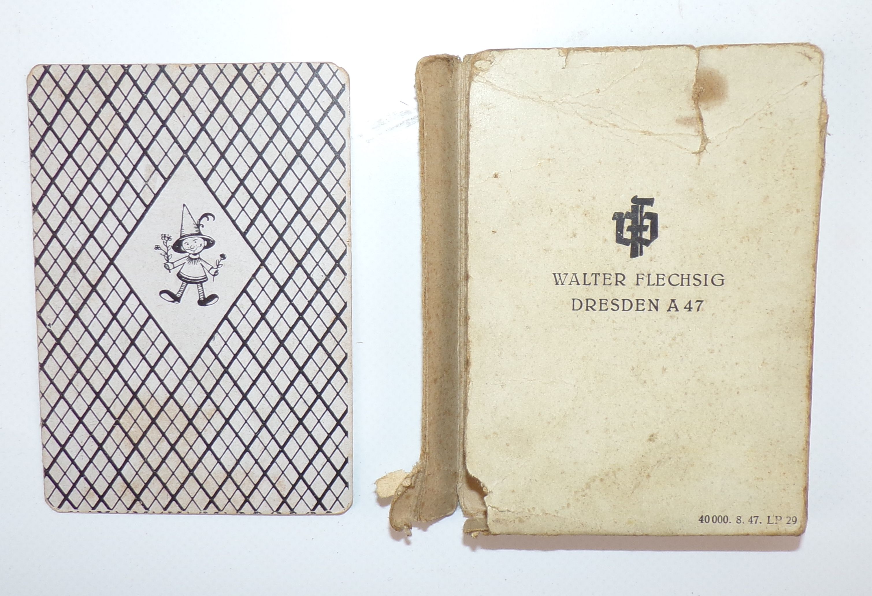 Der schwarze Peter lehrt Euch zählen DDR Spika Kartenspiel