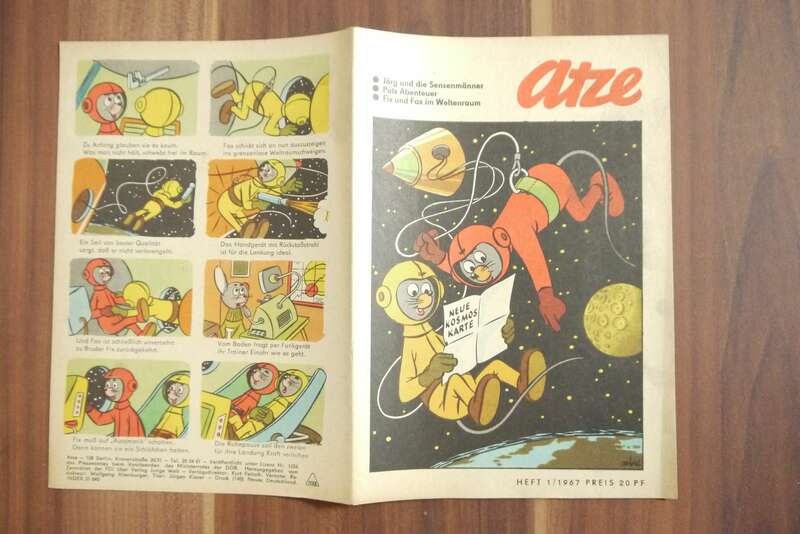 Atze DDR Comic Jörg und die Sensenmänner 1967 Heft 1