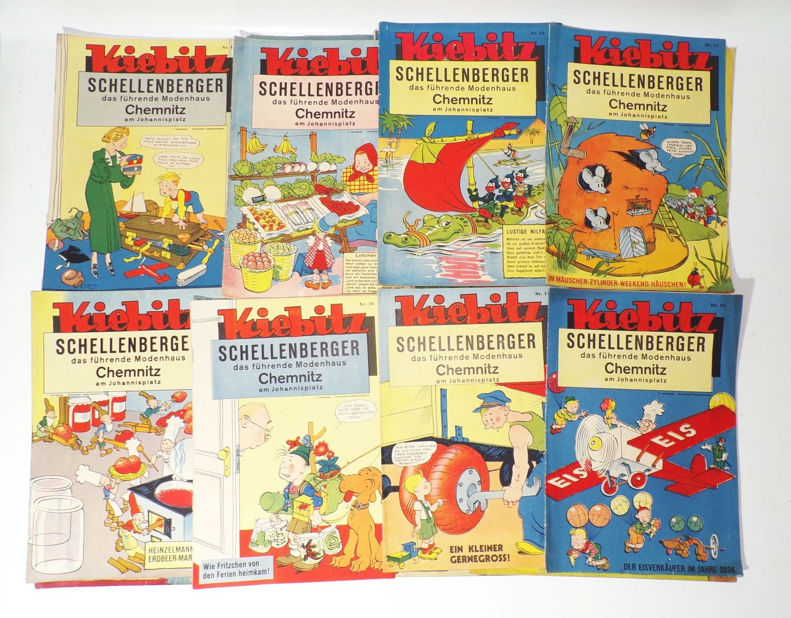Kiebitz Kinderzeitung Konvolut Schellenberger Chemnitz 1930er 