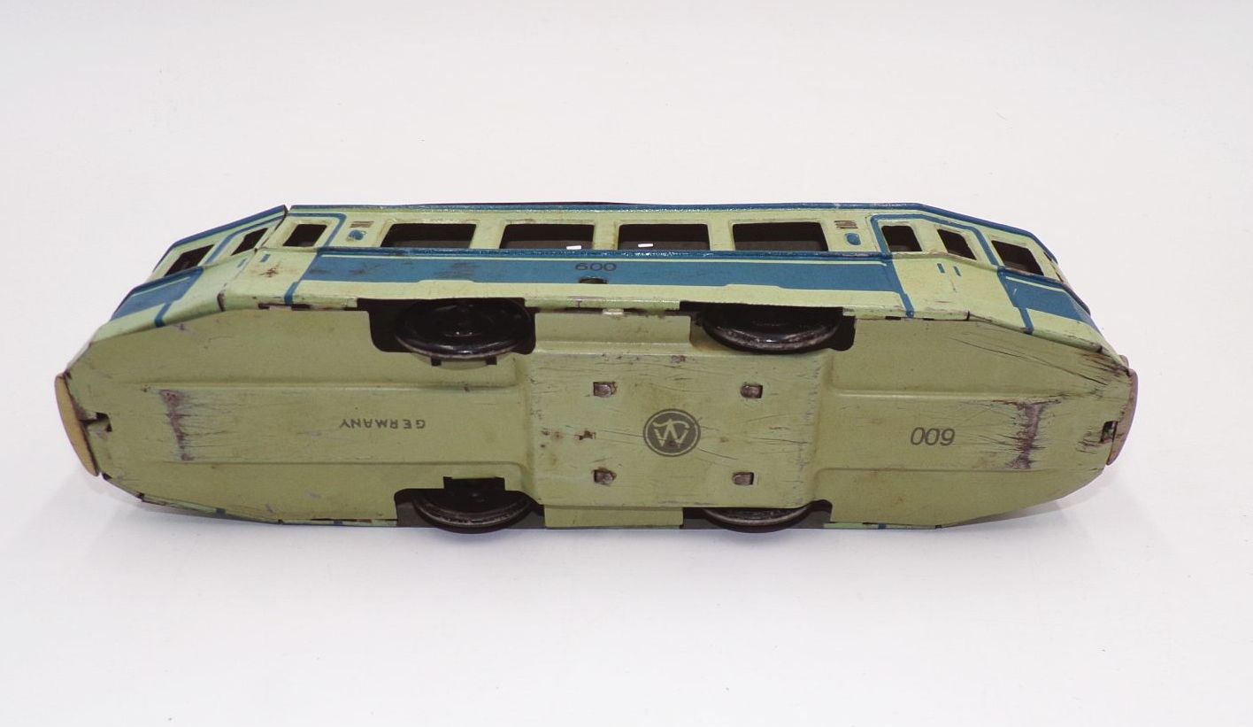 Alte Straßenbahn Blechspielzeug MSB um 1950 1960 DDR Alte Straßenbahn Blechspielzeug MSB um 1950 1960 DDR