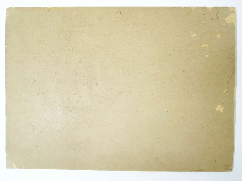 Pappfoto Militärtechnische Akademie Schiessplatz Meppen 1910 Krupp Essen Foto